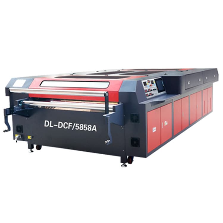 Automatic drawing line and laser cutting machine